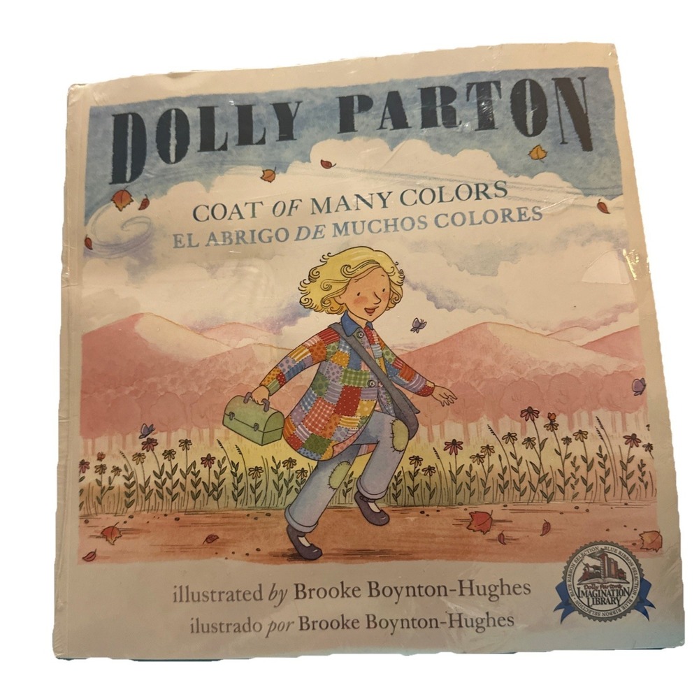 Dolly Parton Imagination Library Coat Of Many Colors  Soft Covered‎ SEALED  NEW